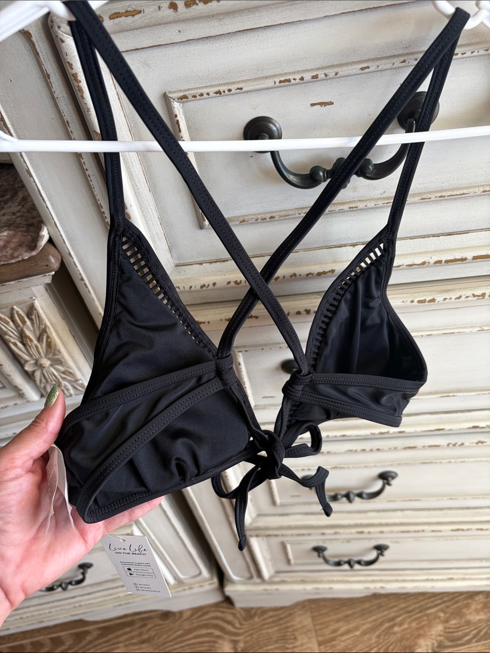 Cupshe Black Strappy Bikini Set - Picture 5 of 6